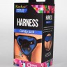 Сине-чёрные трусики-джоки Kanikule Strap-on Harness universal Comfy Jock с плугом и кольцами