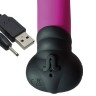 Фиолетовый вибростимулятор Mini Bonnie - 19,7 см.