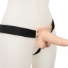 Полый страпон с вибрацией Vibrating Strap-On Sleeve - 17,5 см.