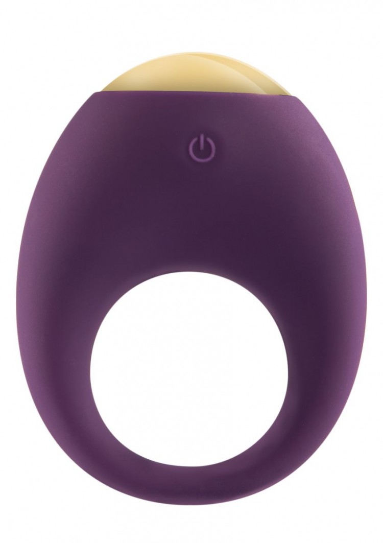 Фиолетовое эрекционное кольцо Eclipse Vibrating Cock Ring