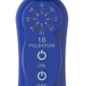 Синий универсальный массажер Silicone Massage Wand - 20 см.