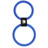 Синее двойное эрекционное кольцо Dual Rings Blue
