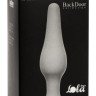 Серая анальная пробка Slim Anal Plug Medium - 11,5 см.