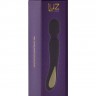 Черный wand-вибромассажёр Zenith Massager - 23 см.