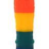 Разноцветный фаллоимитатор-реалистик COLOURFUL DILDO - 20 см.