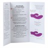 Фиолетовый вибратор с ресничками Anita - 18 см.