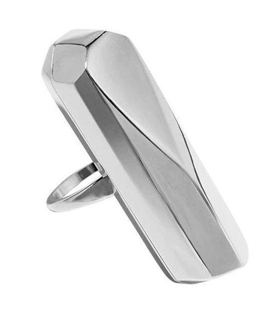 Серебристое кольцо-вибратор Palma Silver Size 6