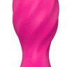 Розовый клиторальный стимулятор FLUTTERING TULIP - 14,5 см.