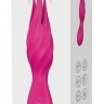 Розовый клиторальный стимулятор FLUTTERING TULIP - 14,5 см.