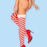 Игривые чулочки Kissmas в новогоднем стиле