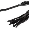 Черная плеть Mini Flogger - 56 см.