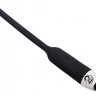 Черный силиконовый расширитель для уретры с вибрацией Silikon Dilator