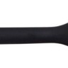 Черный силиконовый расширитель для уретры с вибрацией Silikon Dilator