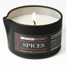 Массажная свеча с феромонами Natural Instinct SPICES - 70 мл.