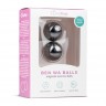 Темно-серые вагинальные шарики без сцепки Ben Wa Balls