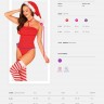 Очаровательное боди Kissmas в новогоднем стиле