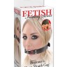 Чёрный кляп-кольцо Beginner's Open Mouth Gag