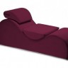 Бордовое вельветовое кресло для любви Liberator Esse Sex Chair
