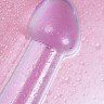 Фиолетовый фаллоимитатор Jelly Dildo M - 18 см.