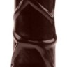 Коричневый вибратор-реалистик Ignite Vibrating Cock - 21,5 см.