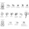 Черная веревка для связывания Thick Bondage Rope -10 м.