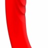 Красный изогнутый вибромассажер Romp Hype G-Spot - 21 см.