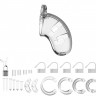 Прозрачный мужской пояс верности Cock Cage Model 01 Chastity