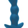Бирюзовый анальный вибромассажёр Naughty - 14,5 см.