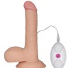 Вибратор-реалистик с выносным пультом The Ultra Soft Dude - 18 см.