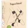 Черный набор крестовой фиксации Bondage Set