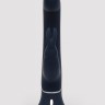 Темно-синий вибратор-кролик Greedy Girl Real-Feel Rabbit Vibrator - 25,4 см.