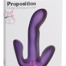Фиолетовый стимулятор g-точки с дополнительными отростками PROPOSITION G-SPOT STIMULATOR