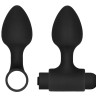 Черный анальный вибронабор USB-Rechargeable Anal Set