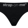 Черные трусики для насадок Heroine Lingerie Harness - size S