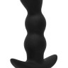 Чёрный анальный вибромассажёр Naughty - 14,5 см.