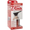 Насадка с трусиками Vac-U-Lock Set 7" Realistic Ultra Harness - 17,3 см.