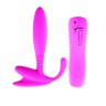 Розовый стимулятор простаты Anal Pleasure 7 Mode Prostate - 12 см.