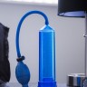 Синяя ручная вакуумная помпа Male Enhancement Pump