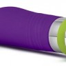 Фиолетовый вибромассажер LUCENT - 17,2 см.