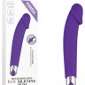 Фиолетовый вибратор Rechargeable IJOY Silicone Dildo - 16,5 см.