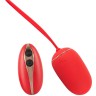 Красное виброяйцо Remote Controlled Love Ball с пультом ДУ