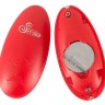 Красное виброяйцо Remote Controlled Love Ball с пультом ДУ
