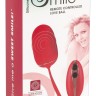 Красное виброяйцо Remote Controlled Love Ball с пультом ДУ