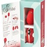 Красное виброяйцо Remote Controlled Love Ball с пультом ДУ