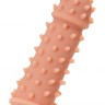 Насадка на фаллос с шипами и бугорками Extreme Sleeve 003 M-size - 14,7 см.