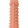 Насадка на фаллос с шипами и бугорками Extreme Sleeve 003 M-size - 14,7 см.