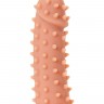 Насадка на фаллос с шипами и бугорками Extreme Sleeve 003 M-size - 14,7 см.