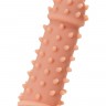 Насадка на фаллос с шипами и бугорками Extreme Sleeve 003 M-size - 14,7 см.