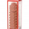 Насадка на фаллос с шипами и бугорками Extreme Sleeve 003 M-size - 14,7 см.
