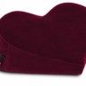 Малая бордовая подушка-сердце для любви Liberator Heart Wedge